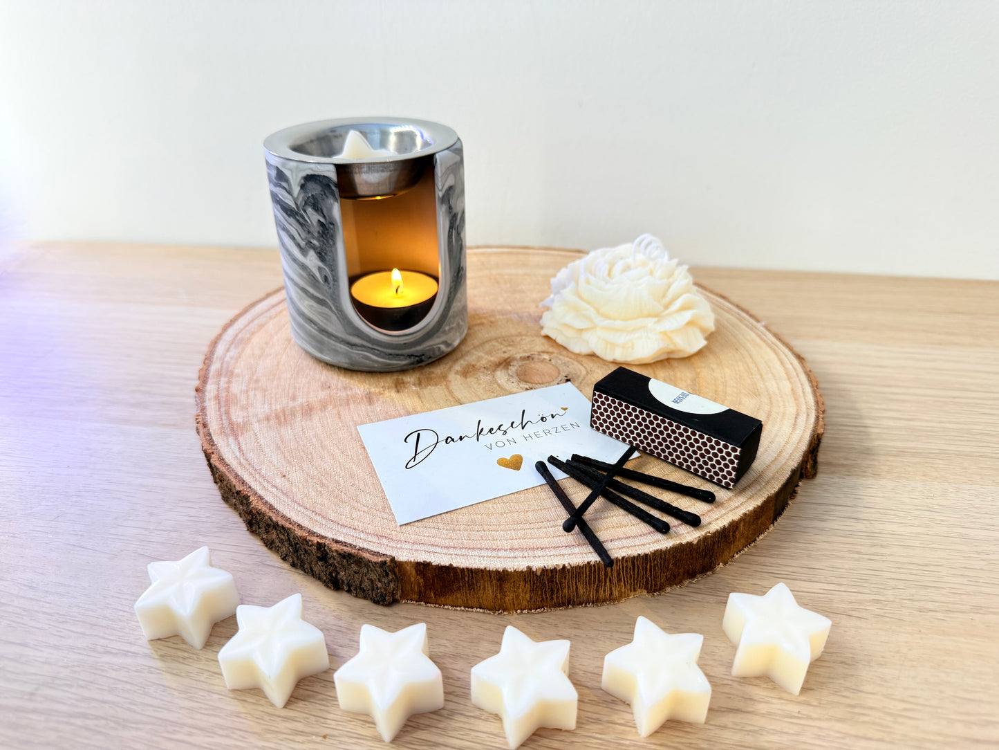 Thank you so much – Scented lamps, scented candles and decorative candles gift set