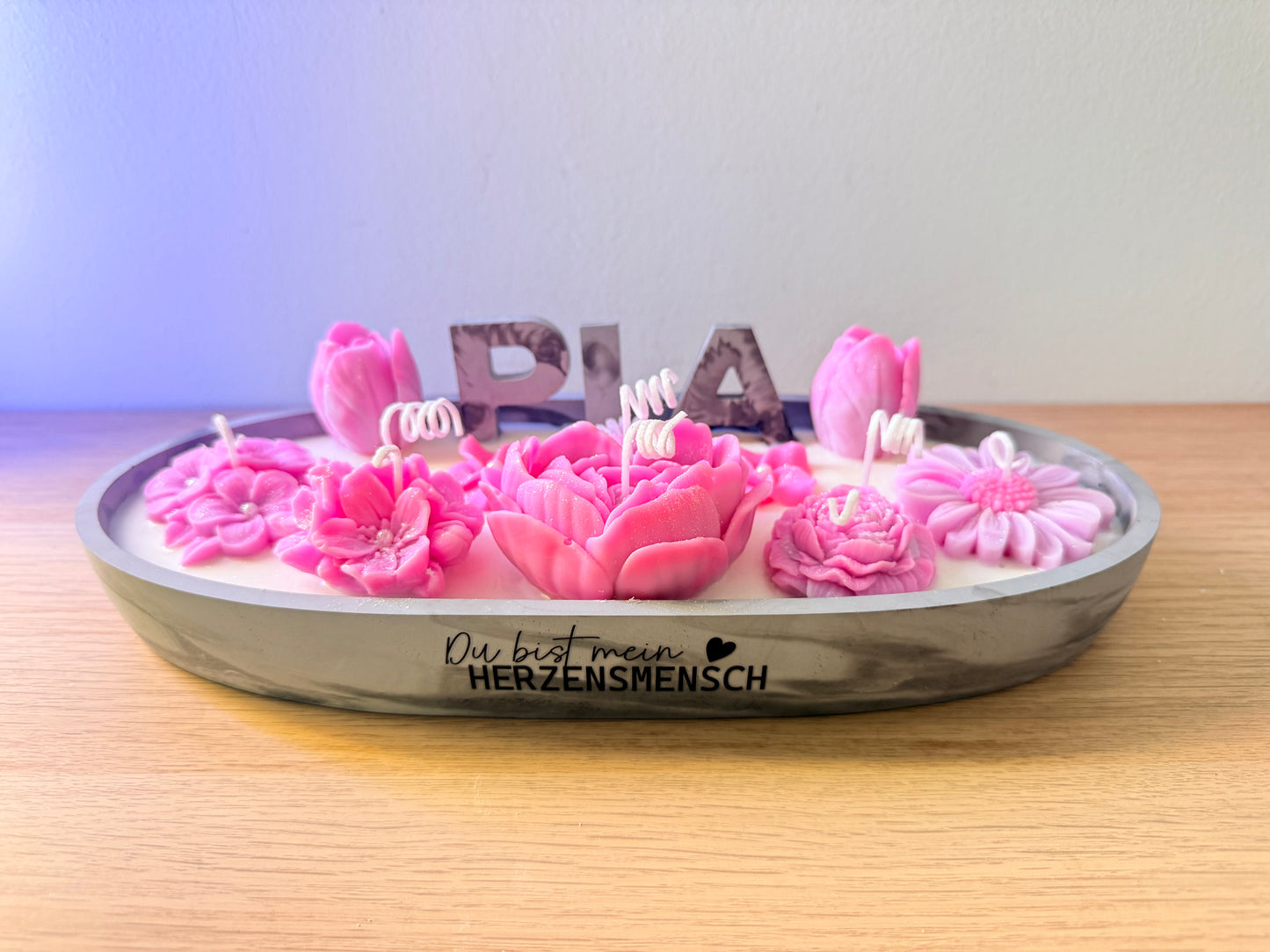 💜 XXL "Favorite Person" Bowl with Name | Handmade & Gift Wrapped | Decorative Gift for Girlfriend, Daughter or Mom – Personalized Gift