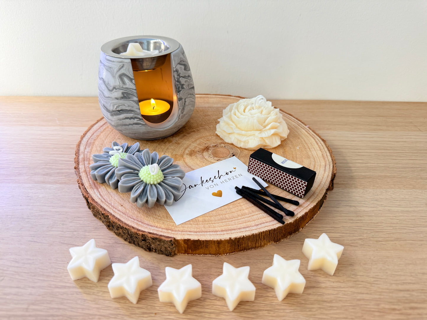 Thank you so much – Scented lamps, scented candles and decorative candles gift set