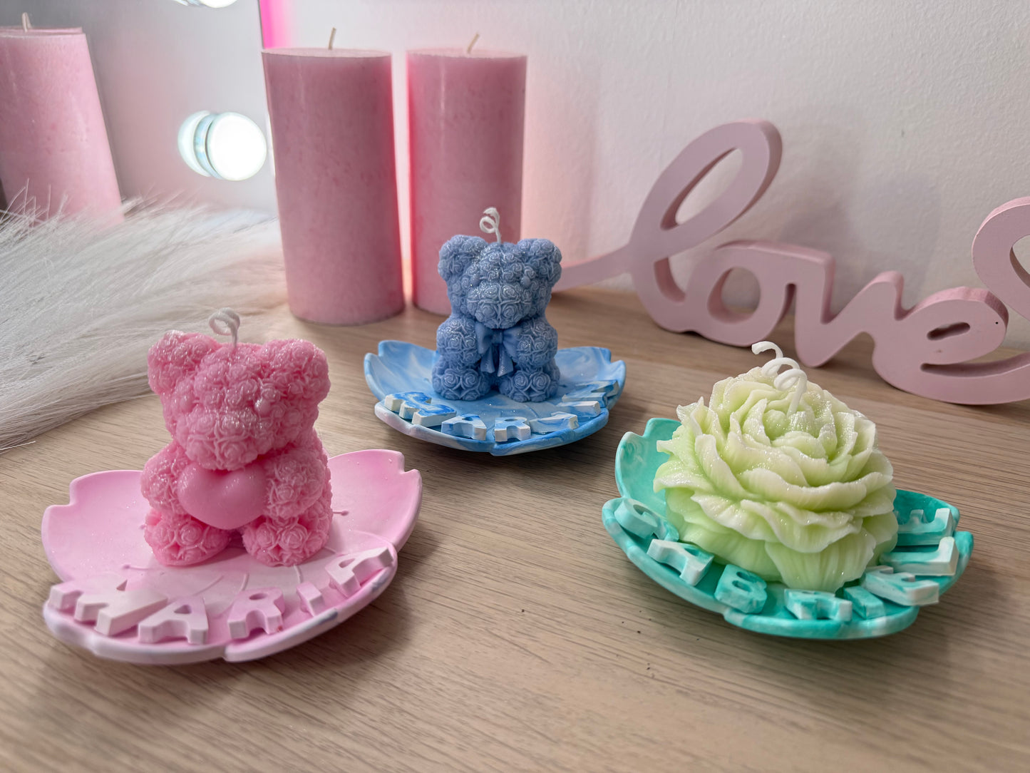 Personalisierte Mini-Blütenschale mit Name – Geschenkidee für jeden Anlass