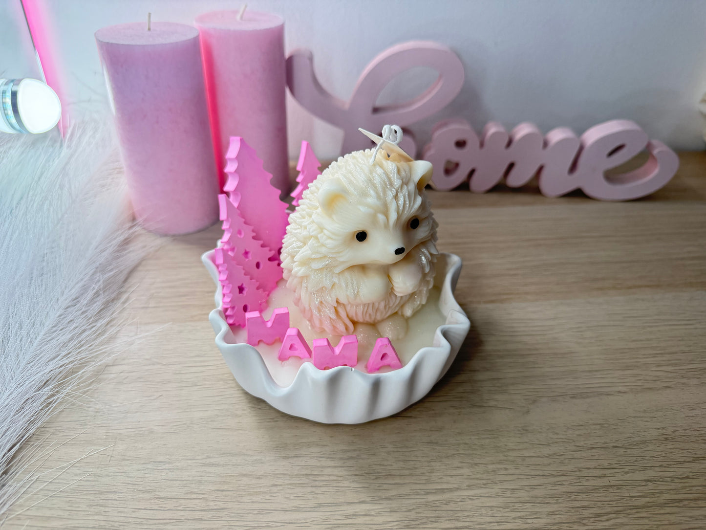 Personalisierte Igel-Schale „Mama“ – liebevolles Geschenk mit Namens- & Farbwunsch