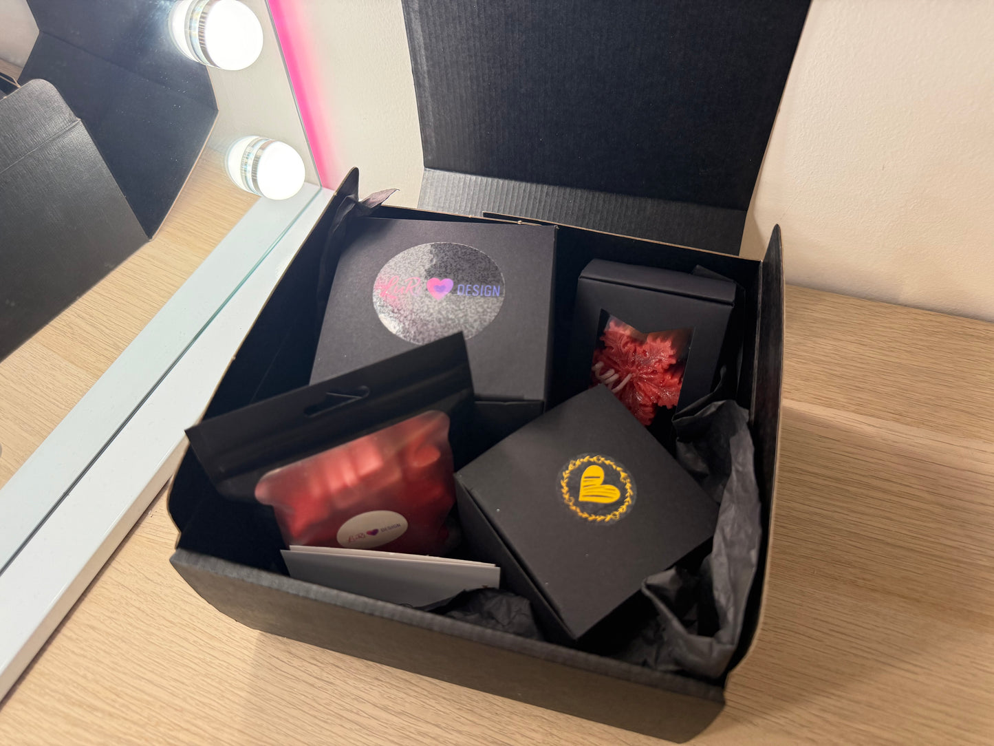 Weihnachtsduftmelts handgemacht in Geschenkverpackung – Duftwachs von LuRi Design